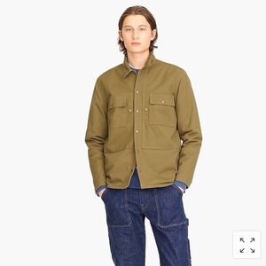 J Crew Wallace & Barnes herringbone shirt jacket